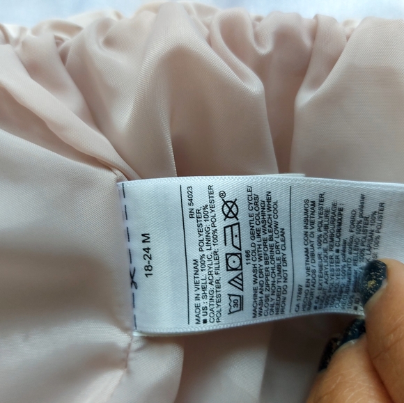 Old Navy Baby Winter Coat in Light Pink - Size 18-24 months - Picture 10 of 15